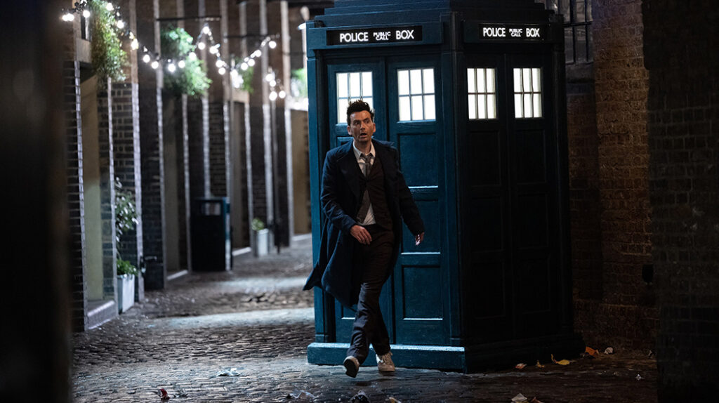 David Tennant as The Doctor in Doctor Who Special 1: The Star Beast. Image courtesy of Disney.