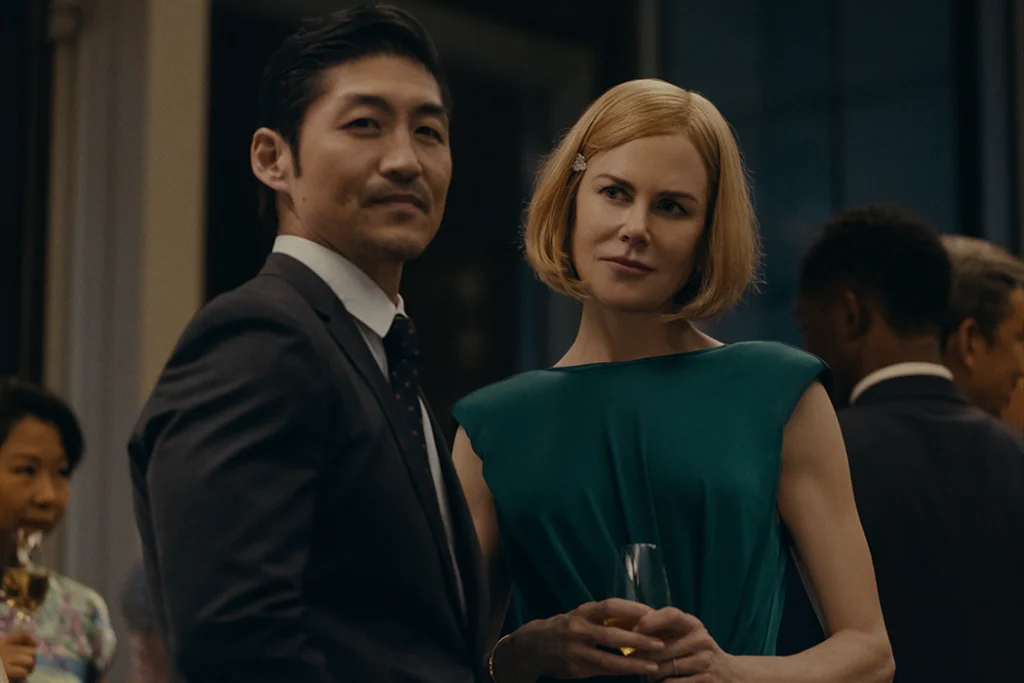Nicole Kidman and Brian Tee in Expats by Lulu Wang. Image courtesy of Prime Video.