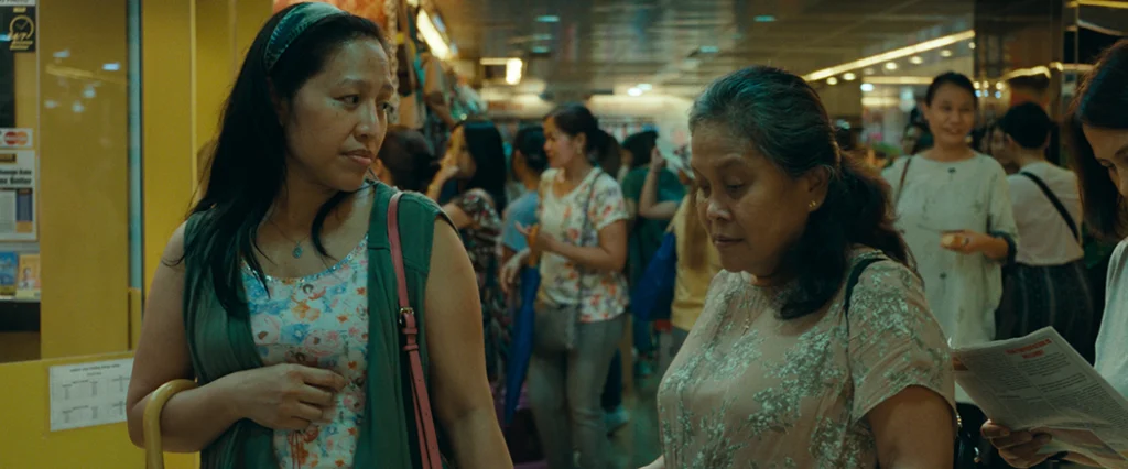 Amelyn Pardenilla and Ruby Ruiz in Expats by Lulu Wang. Image courtesy of Prime Video.
