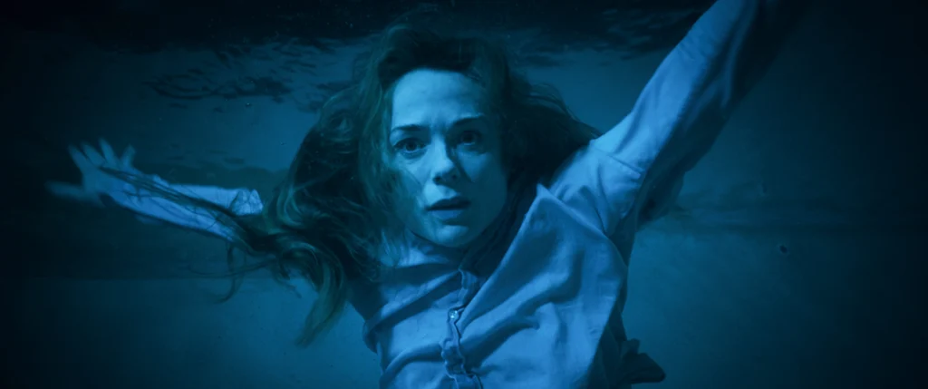Kerry Condon in Night Swim (2024). Image courtesy of Universal Pictures.