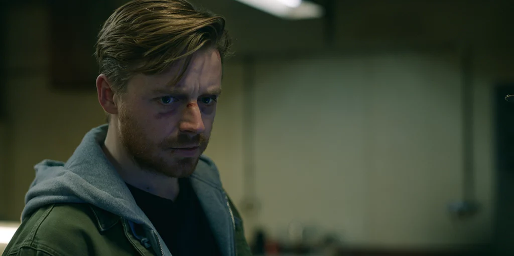 Jack Lowden as River Cartwright in "Slow Horses," now streaming on Apple TV+. Image courtesy of Apple TV+.