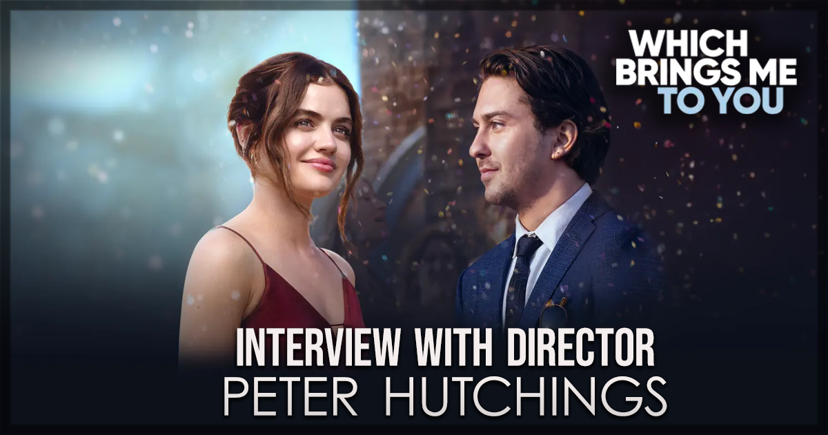 This is a banner for an exclusive interview with Which Brings Me To You director Peter Hutchings.