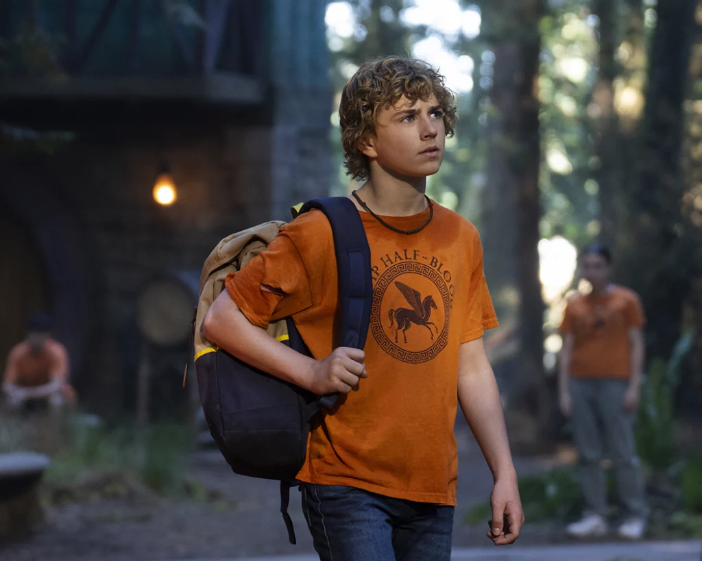 Walker Scobell as Percy in Percy Jackson & The Olympians. Image courtesy of Disney+.