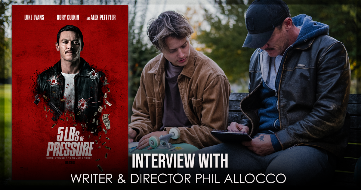 5 LBS of Pressure Phil Allocco Interview - Movie with Luke Evans, Alex Pettyfer, and Rory Culkin