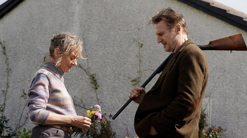 Niamh Cusack and Liam Neeson in In the Land of Saints and Sinners