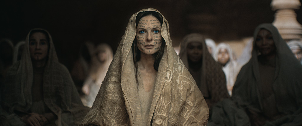 Rebecca Ferguson in Dune: Part Two. Image courtesy of Warner Brothers.