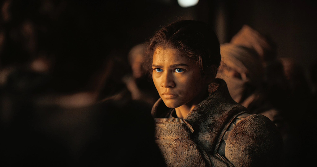 Zendaya in Dune: Part Two. Image courtesy of Warner Brothers.