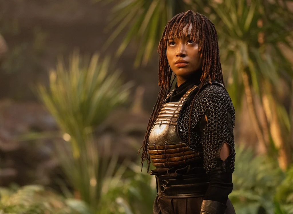 Mae (Amandla Stenberg) in Lucasfilm's THE ACOLYTE, exclusively on Disney+. ©2024 Lucasfilm Ltd. & TM. All Rights Reserved.