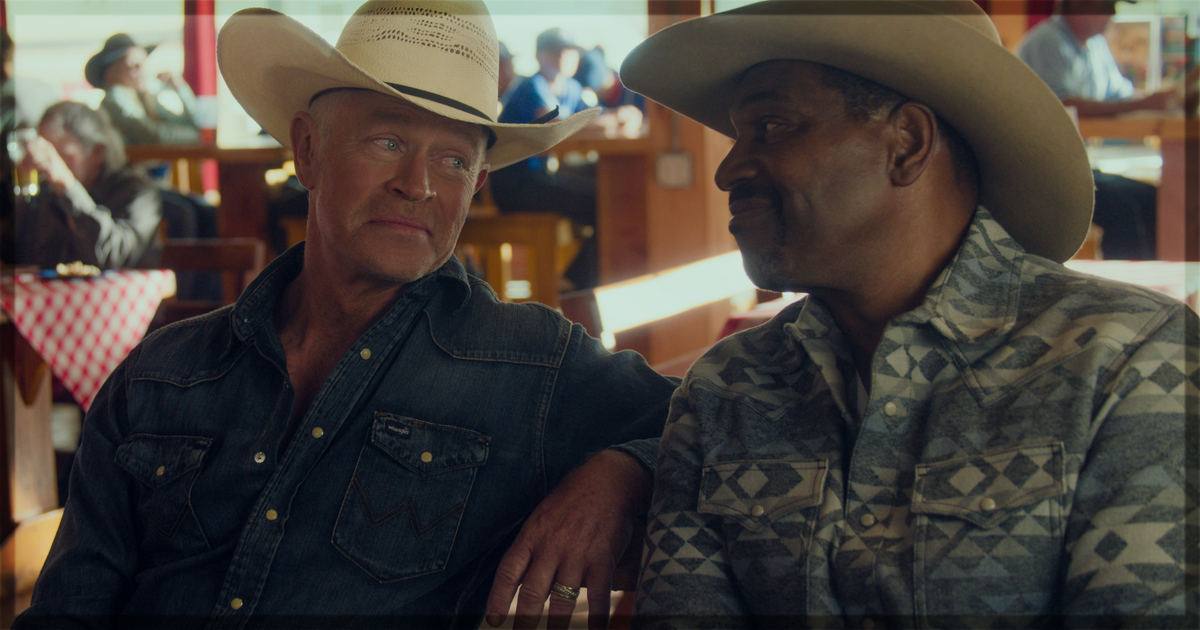 This is a banner for a review of the movie The Last Rodeo.