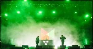 This is a banner for a review of Wide Awake Festival.