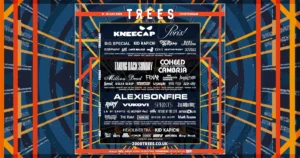 This is a banner for a preview of the upcoming 2000 Trees Festival.
