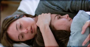 This is a banner for a review of Sentimental Value.
