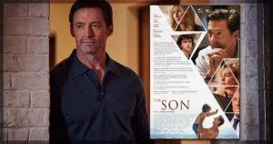 This is a banner for a review of The Son.