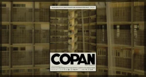 This is a banner for a review of the documentary Copan.