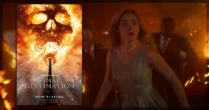 This is a banner for a review of the Final Destinations DVD/Blue Ray. Image courtesy of Warner Brothers.
