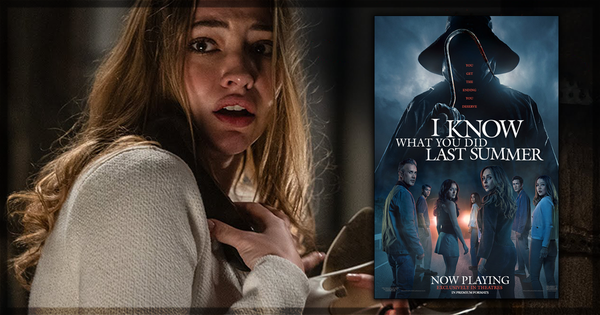 This is a banner for a review of I Know What You Did Last Summer. Image courtesy of Sony.