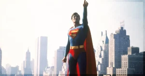 This is a banner for a review of the 1978 Superman Film. Image courtesy of Warner Brothers.