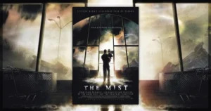This is a banner for a review of The Mist.