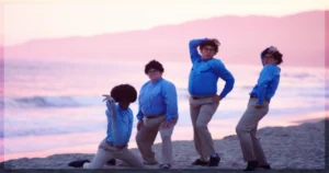 This is a banner for a review of the documentary We Are Pat.