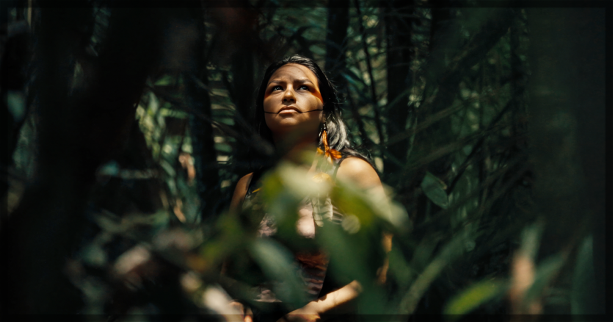 This is a banner for a review of the documentary film Yanuni.