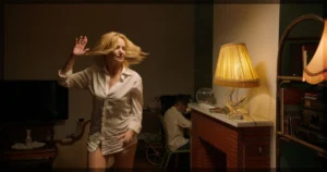 This is a banner for a review of the Locarno film A Balcony in Limoges. Image courtesy of the filmmakers.