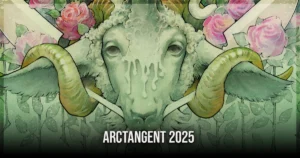 This is a banner for a review of Arctangent 2025. Image courtesy of the festival organizers.