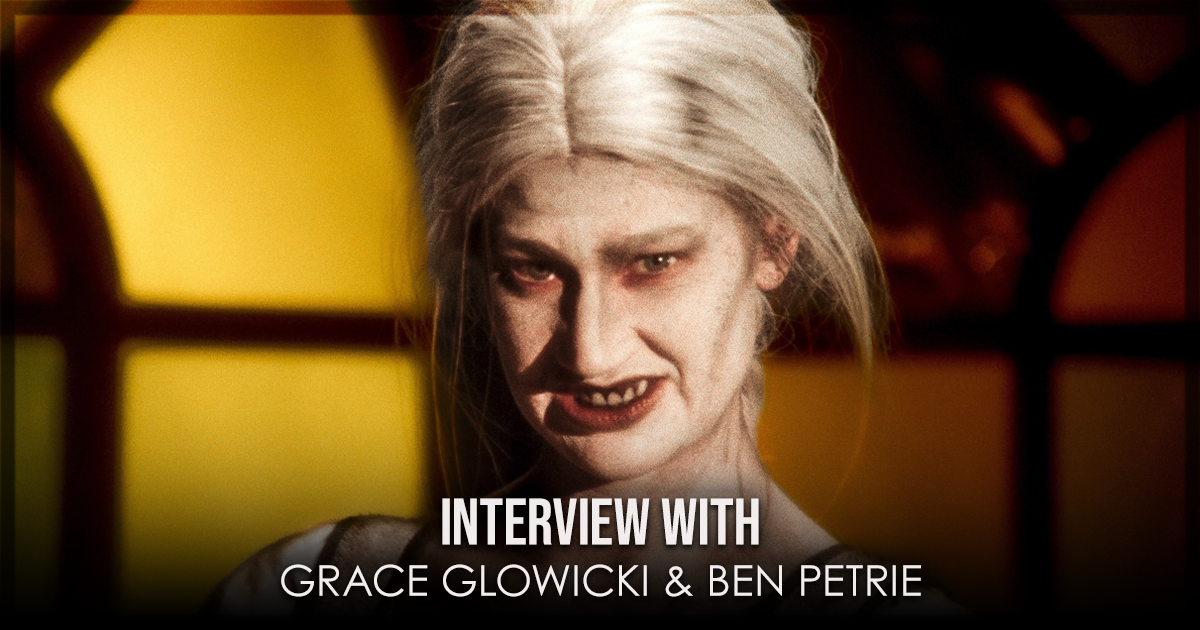 This is a banner for an interview with Grace Glowicki and Ben Petrie of the Edinburgh film Dead Lover. Image courtesy of the filmmakers.