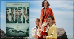 This is a banner for a review of the Ron Howard movie Eden. Image courtesy of Vertical.