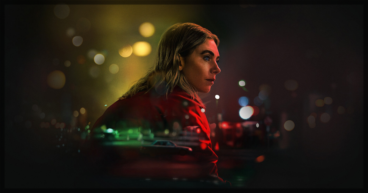 This is a banner for a review of the movie Night Always Comes. Image courtesy of Netflix.