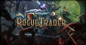 This is a banner for a review of Rogue Trader. Image courtesy of the game makers.