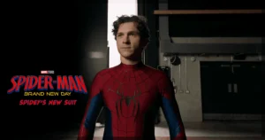 This is a banner for a discussion of the new Spider-Man Suit. Images courtesy of Marvel Studios.