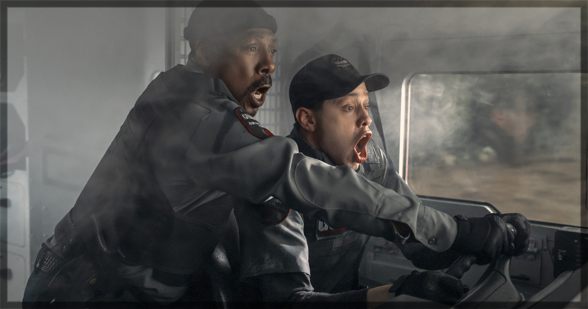 This is a banner for a review of The Pickup. Image courtesy of Prime Video.
