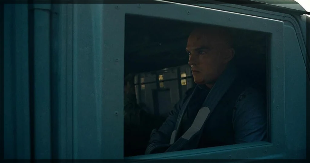 This is a banner for a news story about the upcoming film Man of Tomorrow. It features a still image, courtesy of Warner Brothers, of the 2025 Superman movie.