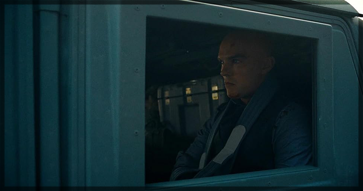 This is a banner for a news story about the upcoming film Man of Tomorrow. It features a still image, courtesy of Warner Brothers, of the 2025 Superman movie.