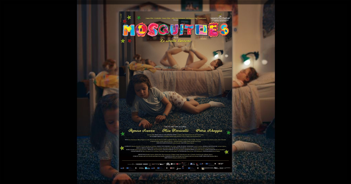 This is a banner for a review of the movie Mosquitos. Image courtesy of the filmmakers.