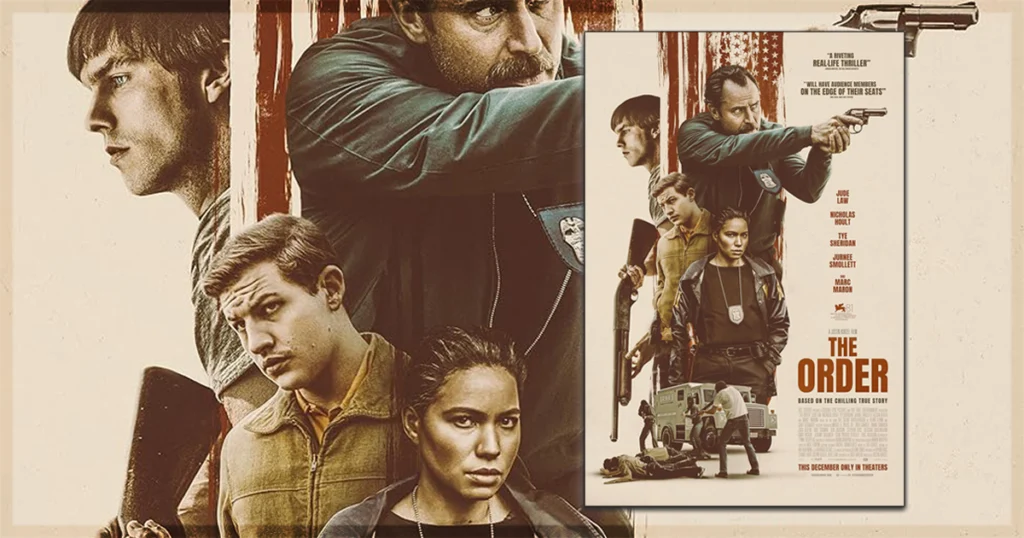 This is a banner for a review of The Order. Image courtesy of the filmmakers.