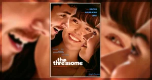 This is a banner for a review of the movie The Threesome. Image courtesy of the filmmakers.