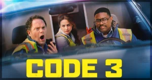 This is a banner for a review of Code 3. Image courtesy of the filmmakers.