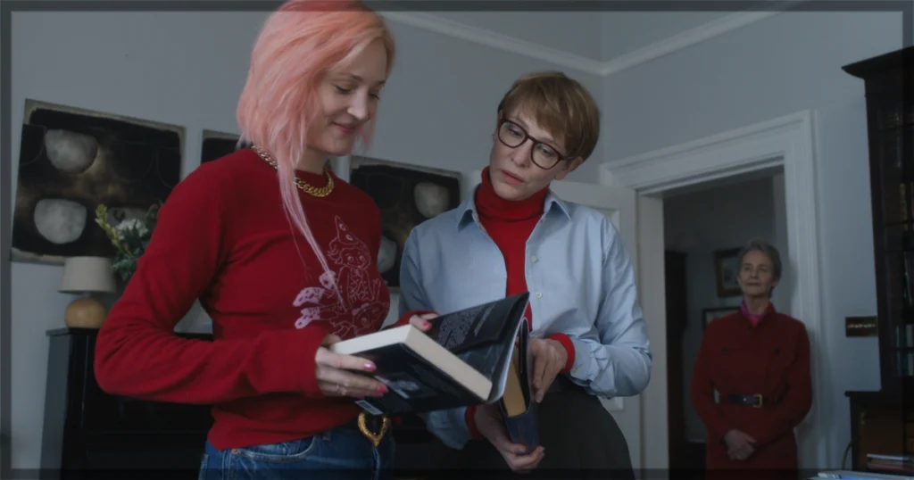 This is a banner for a review of Father Mother Sister Brother. Image courtesy of the filmmakers.