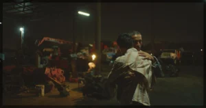This is a banner for a review of the David Pablos film On The Road. Image courtesy of the filmmakers.