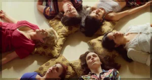 This is a banner for a review of Unpacking. Image courtesy of the filmmakers.