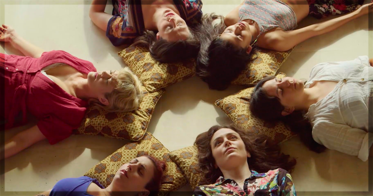 This is a banner for a review of Unpacking. Image courtesy of the filmmakers.