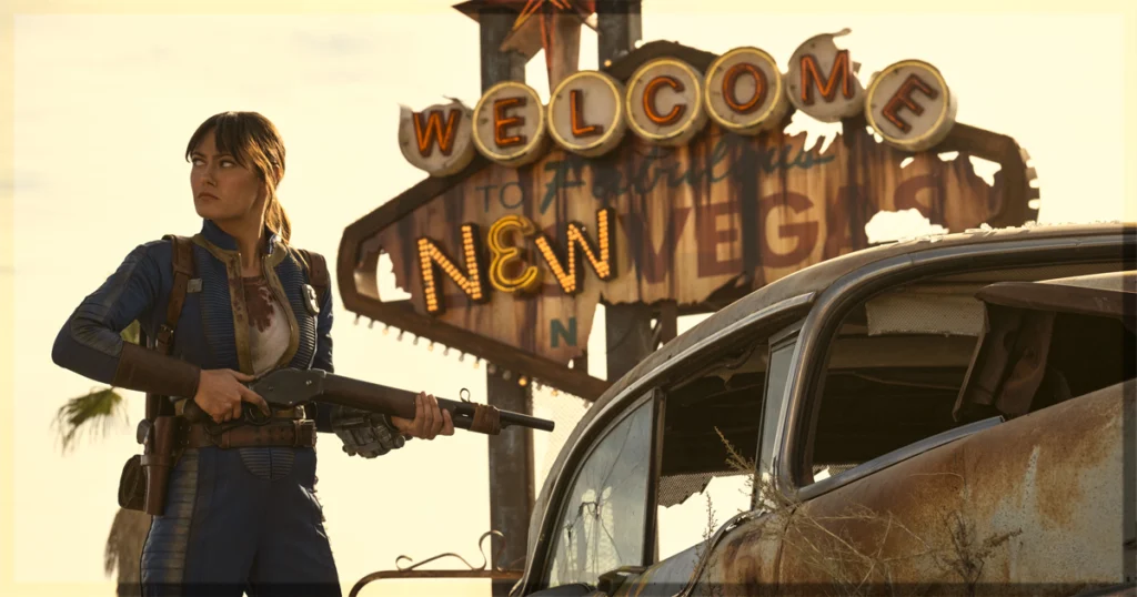 This is a banner for a review of Fallout Season 2. Image courtesy of Prime Video.