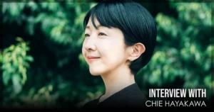 This is a banner for an interview with Chie Hayakawa of Renoir. Image courtesy of the filmmakers.