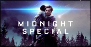 This is a banner for a review of the film Midnight Special. Image courtesy of Prime Video.