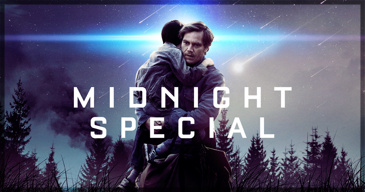 This is a banner for a review of the film Midnight Special. Image courtesy of Prime Video.