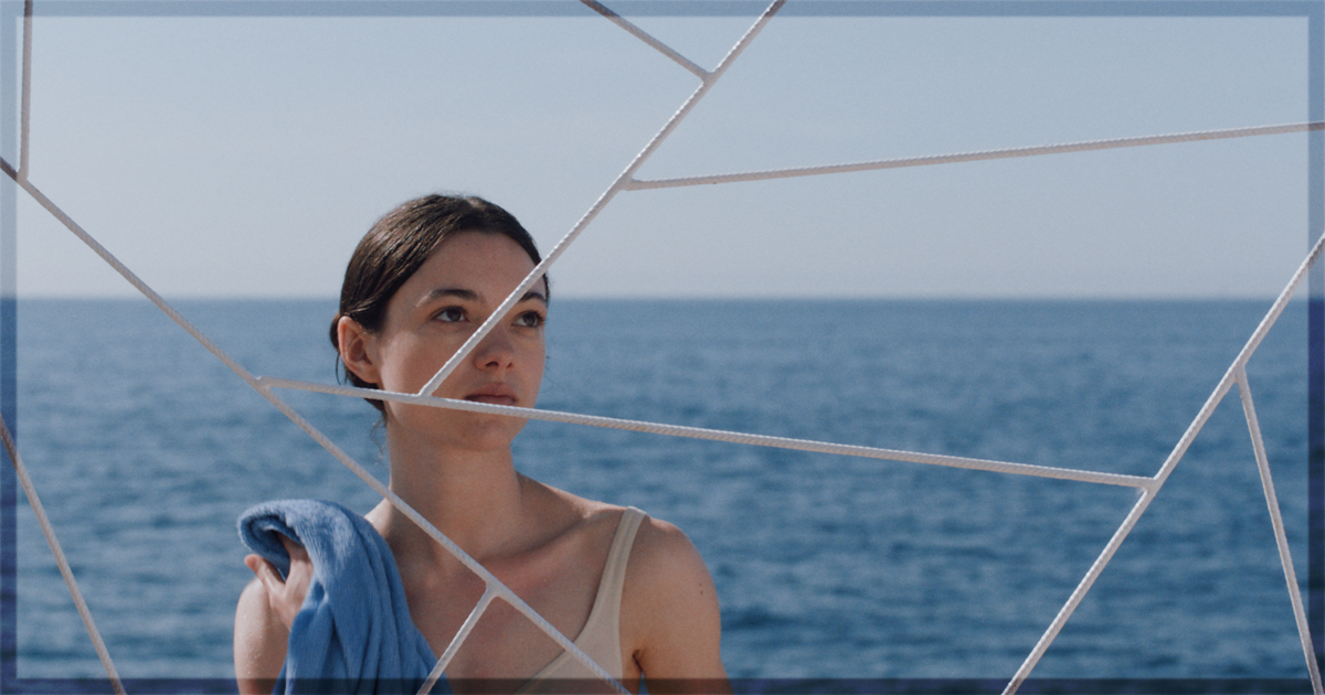 This is a banner for a review of the film Bonjour Tristesse. Image courtesy of the filmmakers and Greenwich Entertainment.