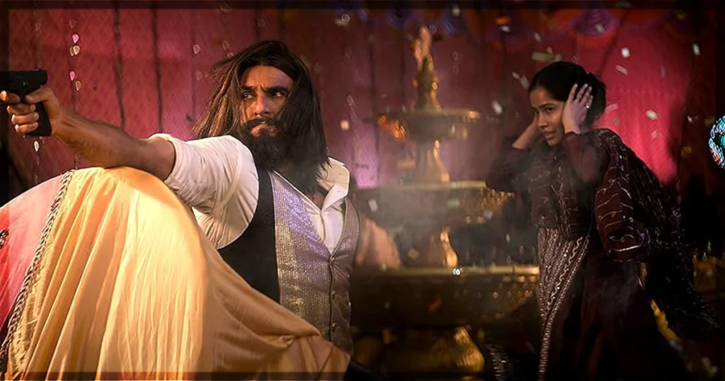 This is a banner for a review of the film Dhurandhar. Image courtesy of the filmmakers.