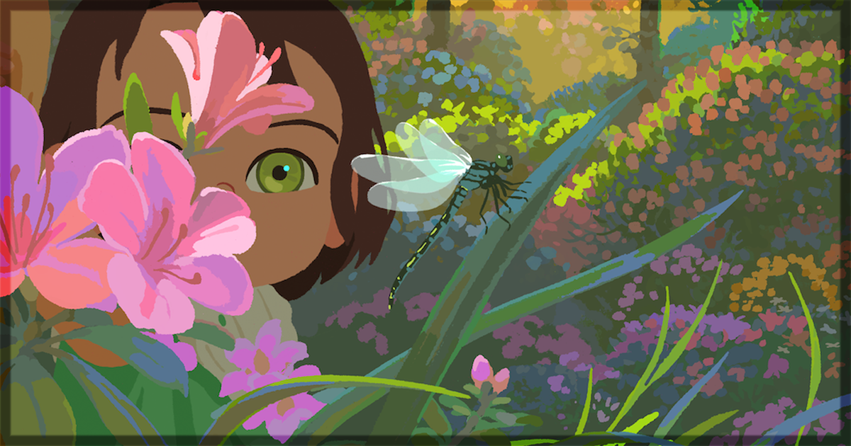 This is a banner for a review of Little Amelie or the Character of the Rain. Image courtesy of GKids.