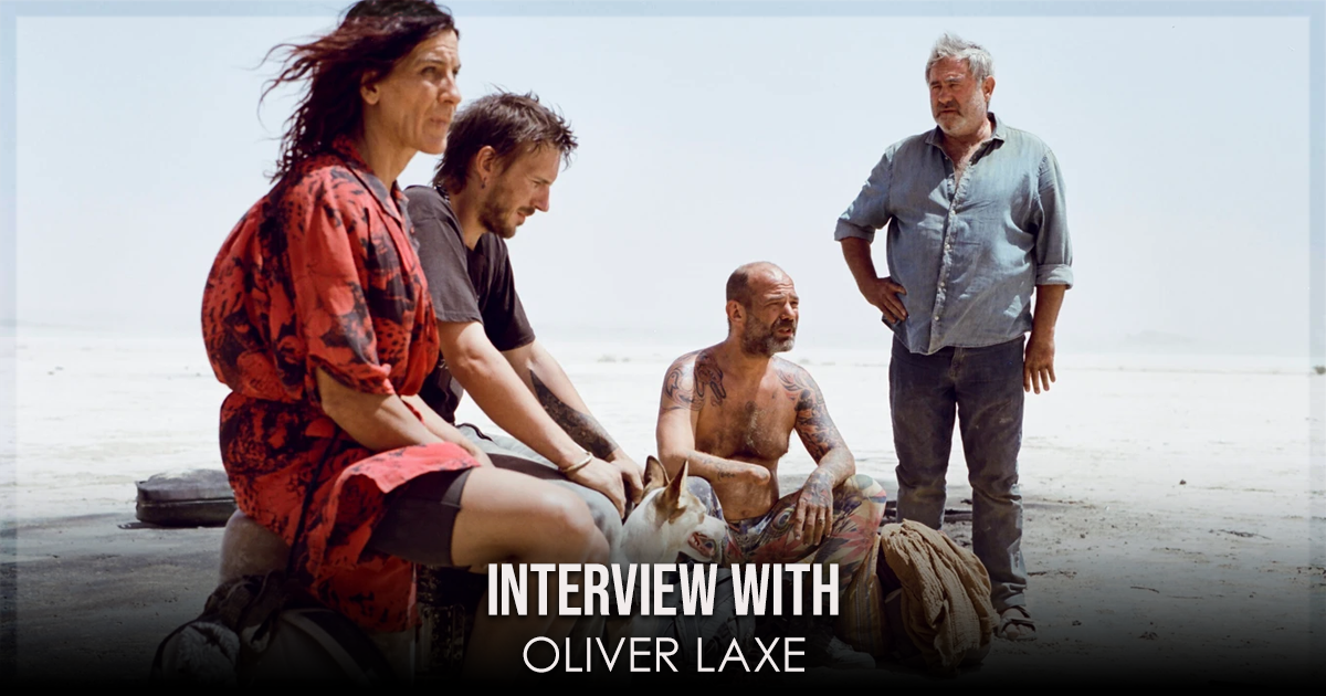 This is a banner for an interview with Oliver Laxe. Image courtesy of the filmmakers.